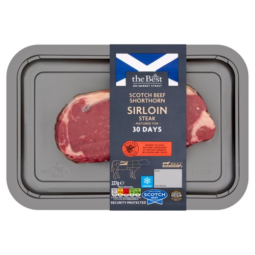 Morrisons The Best Scotch Beef Shorthorn Sirloin Steak 227g