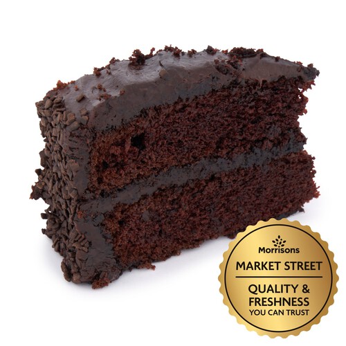 Market Street Chocolate Fudge Cake Slice