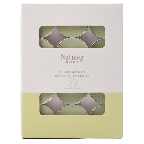 Nutmeg tealights sandalwood
