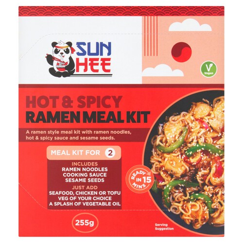 Sun Hee Hot & Spicy Ramen Meal Kit For 2 