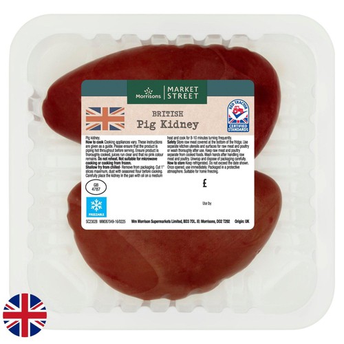 Morrisons British Pigs Kidney 365g