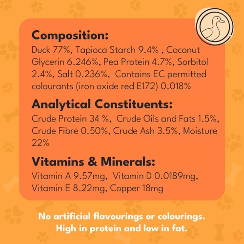Pet Munchies Duck Training Treats 50g
