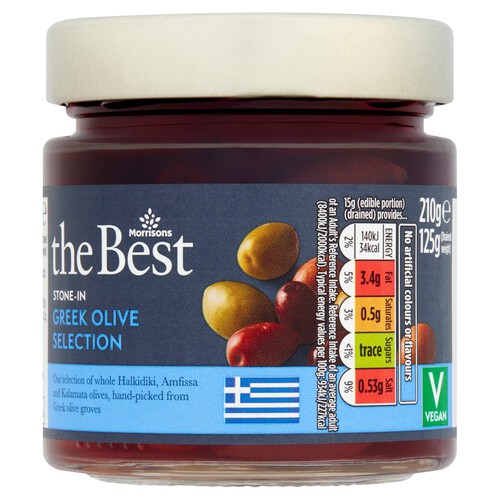 Morrisons The Best Mixed Greek Olives (210g) 