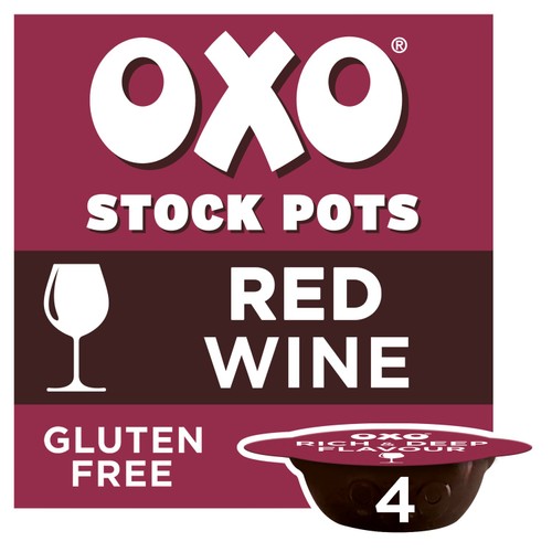 Oxo Stock Pots Red Wine 4 x 20g