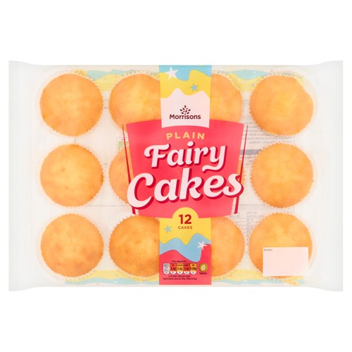Morrisons Plain Fairy Cakes 