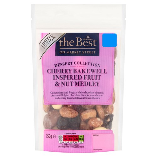 Morrisons The Best Limited Edition Cherry Bakewell Fruit & Nut 150G