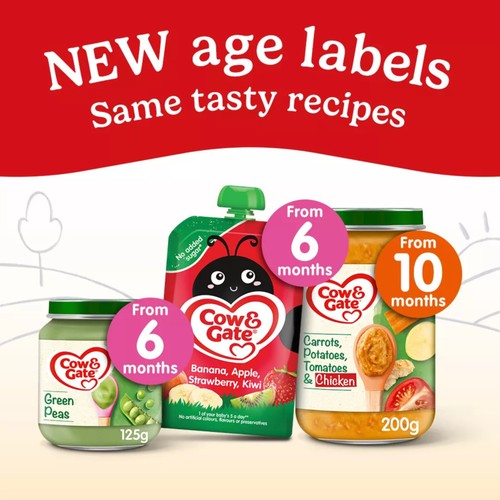 Cow & Gate Cauliflower Baby Food Snack Jar 6+ Months
