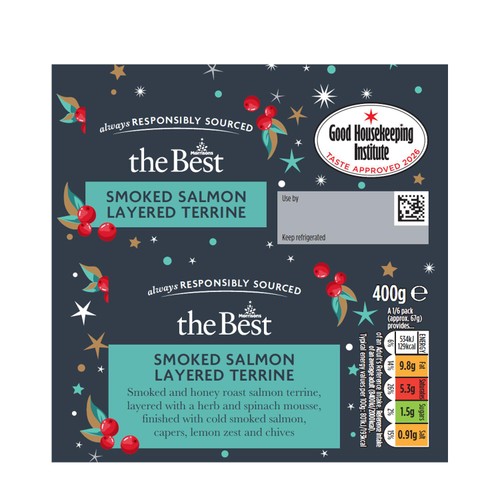 Morrisons The Best Smoked Salmon Layered Terrine 400g