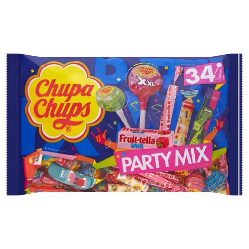 Chupa Chups Party Mix Sharing Bag 34 Pack