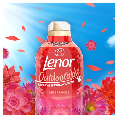 Lenor Outdoorable Fabric Conditioner Desert Rose 76 Washes