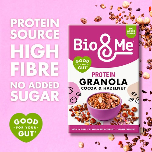 Bio & Me Cocoa & Hazelnut Protein Boosted Granola 
