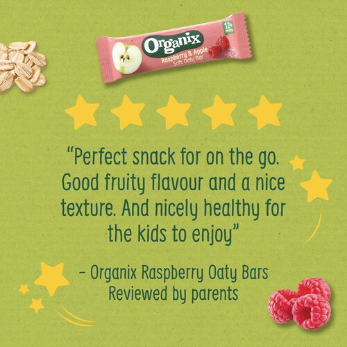 Organix Raspberry & Apple Soft Oaty Bars