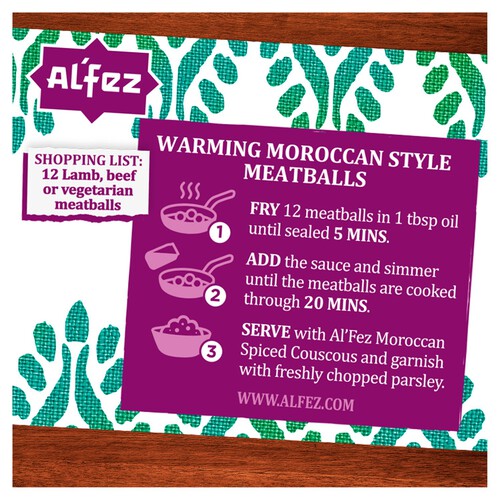 Al'Fez Moroccan Meatball Sauce 