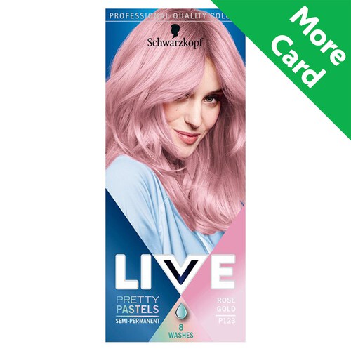 Schwarzkopf Live Pretty Pastels Rose Gold P123