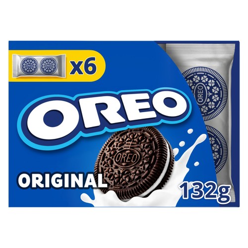 OREO Lunchbox Vanilla Cookies 6 Pack Multipack 