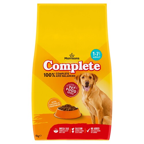 Morrisons Complete Dog Food Chicken Veg & Rice