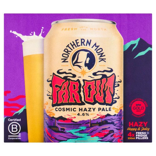 Northern Monk Far Out Hazy 4X330ML