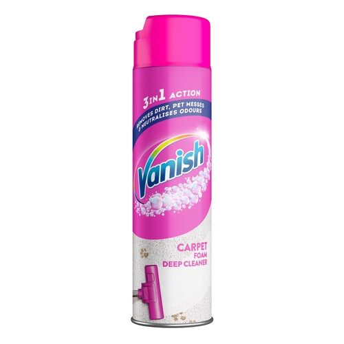 Vanish Gold Carpet & Upholstery Cleaner Foam