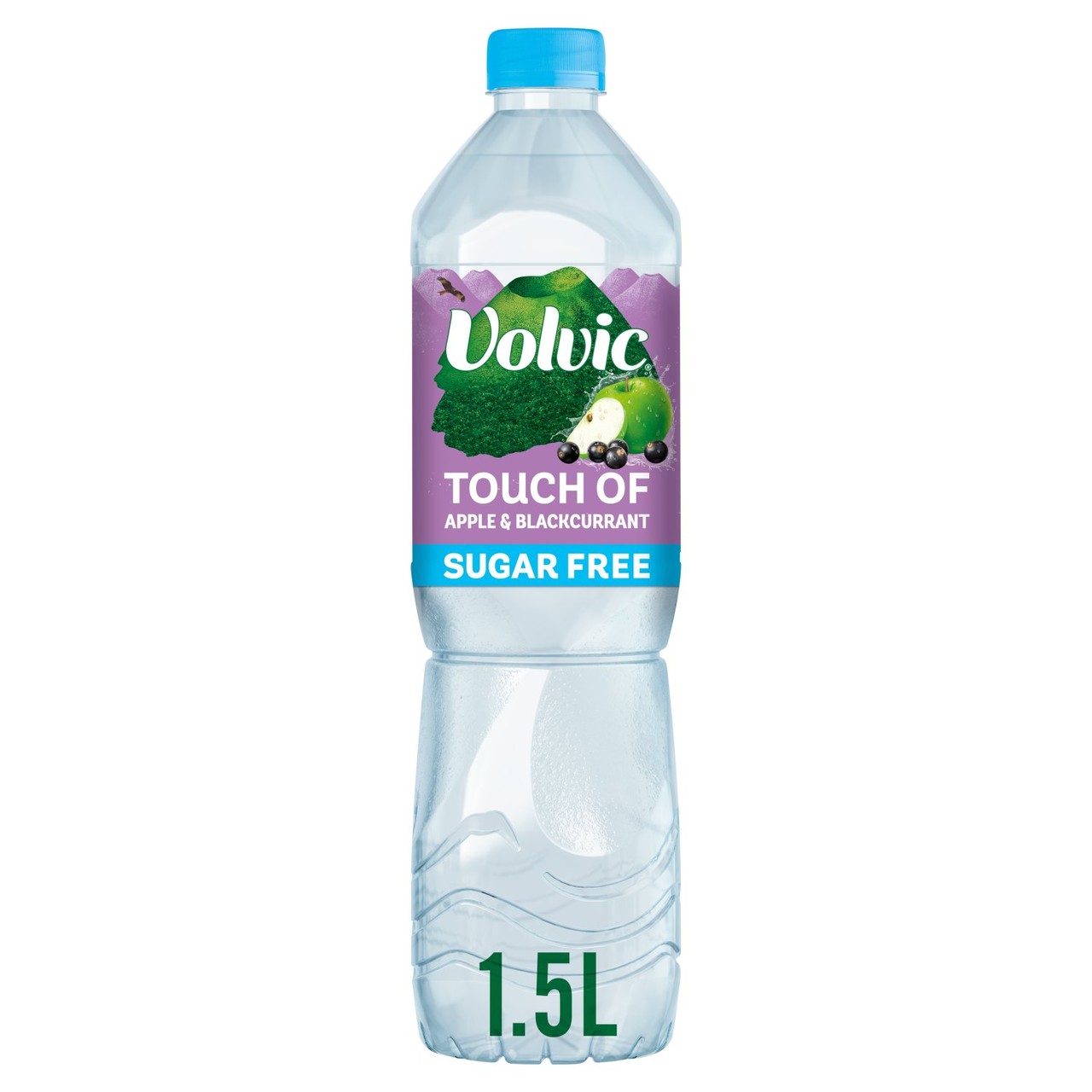 Volvic Touch Of Fruit Sugar Free Apple & Blackcurrant 1.5L