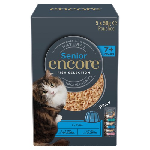 Encore Senior Fish Selection in Jelly 5 x 50g
