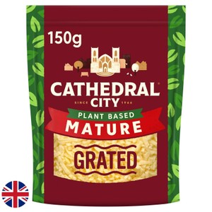 Cathedral City Plant Based Mature Cheddar Cheese Flavour Vegan Grated 150g