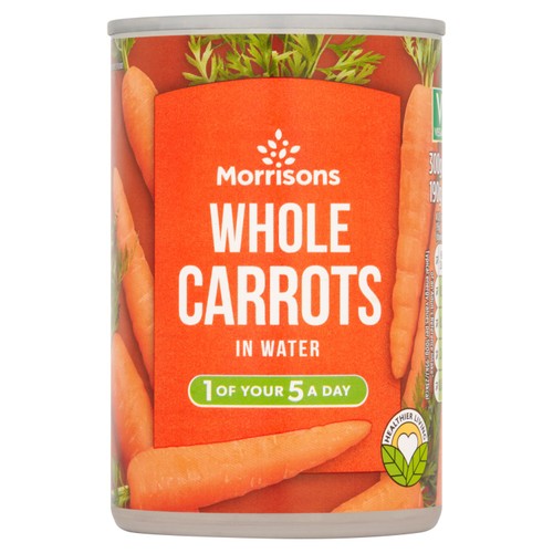 Morrisons whole carrots