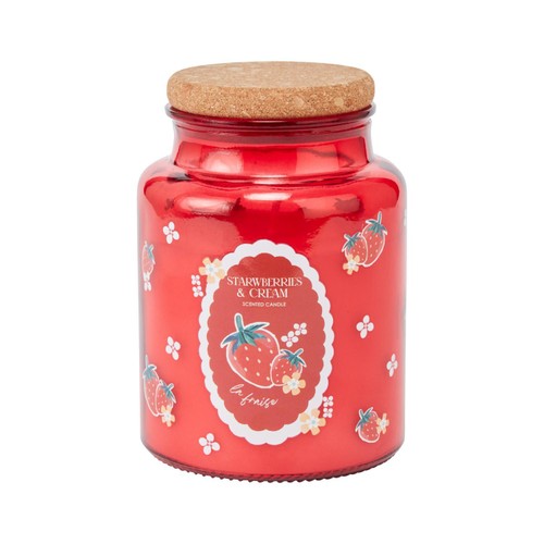 Nutmeg Home Strawberry Jar Candle