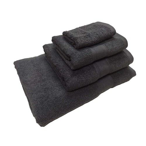 Nutmeg Graphite Grey Super Soft Hand Towel