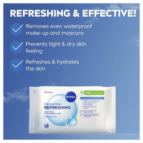 NIVEA Cleansing Face Wipes Normal Skin