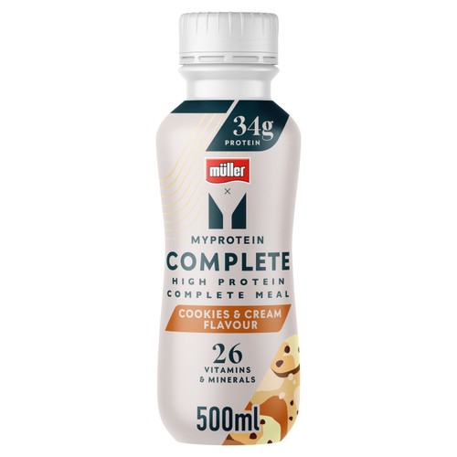 Muller x MyProtein Cookies & Cream Meal Replacement Shake 