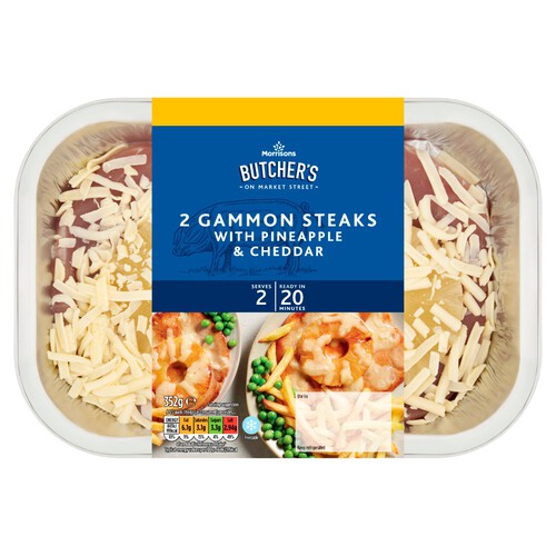 Morrisons Gammon Steaks With Pineapple And Cheese 