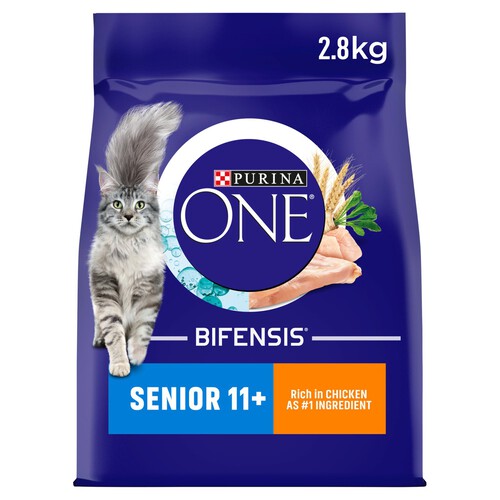 Purina One Senior 11+ Chicken Dry Cat Food 