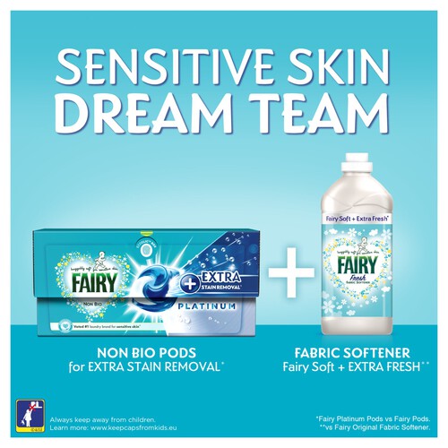 Fairy Non-Bio For Sensitive Skin Washing Liquid 80 Washes 