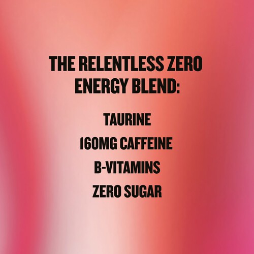 Relentless Peach Zero Energy Drink