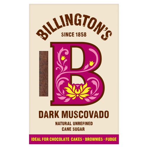 Billington's Dark Muscovado Natural Unrefined Cane Sugar