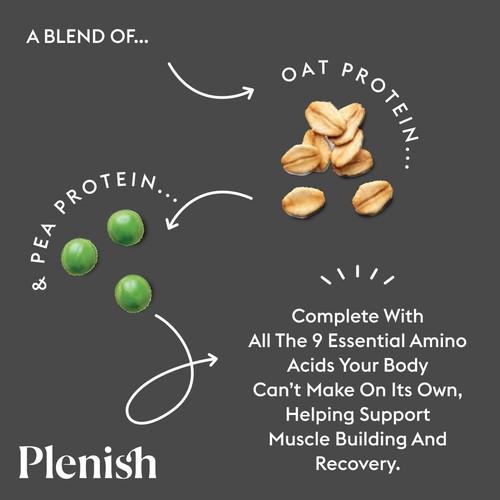 Plenish Organic Oat Protein Zero Sugar Drink Long Life Dairy Free 1L
