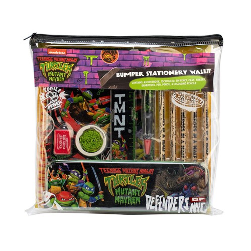 Teenage Mutant Ninja Turtles Stationery Wallet Bumper Compact Mayhem