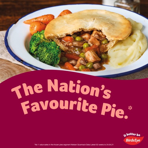 Birds Eye 4 Shortcrust Chicken Pies 620g