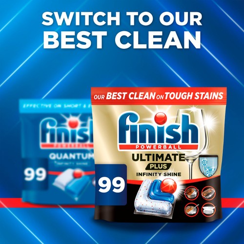 Finish Quantum All In One 64s Regular Dishwasher Tablets