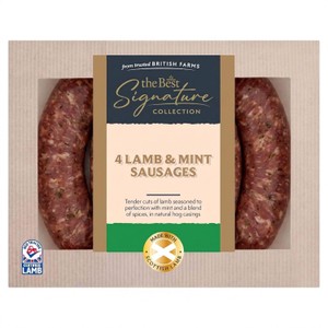 Morrisons The Best Signature Lamb & Mint Sausages 360g