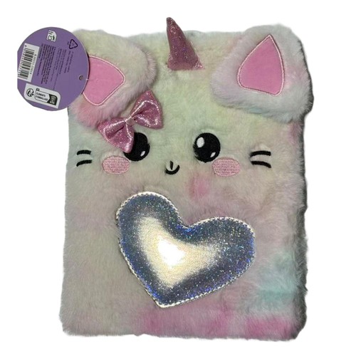 Morrisons Caticorn Furry Notebook