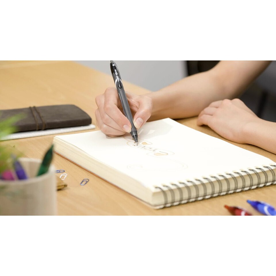 Bic Gel Ocity Quick Dry Gel Ink Pen 3Pk Morrisons Online Groceries