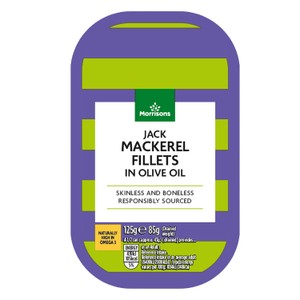 Morrisons Mackerel Fillets In Olive Oil  (125g)