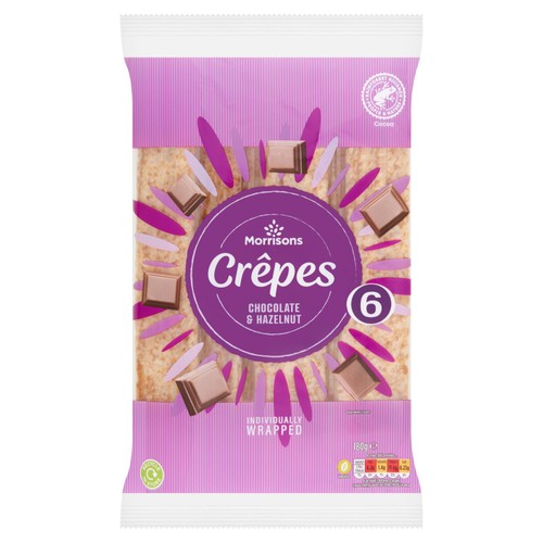 Morrisons chocolate hazelnut crepes