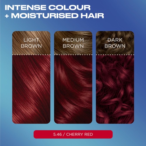 Clairol Nice'n Easy Bold Permanent Hair Dye 5.46 Cherry Red
