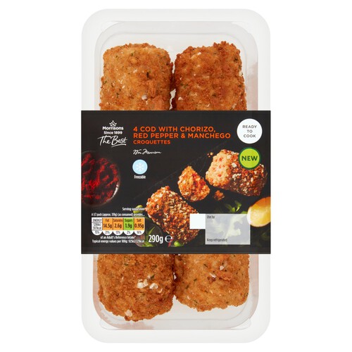 Morrisons The Best Cod & Chorizo Croquettes