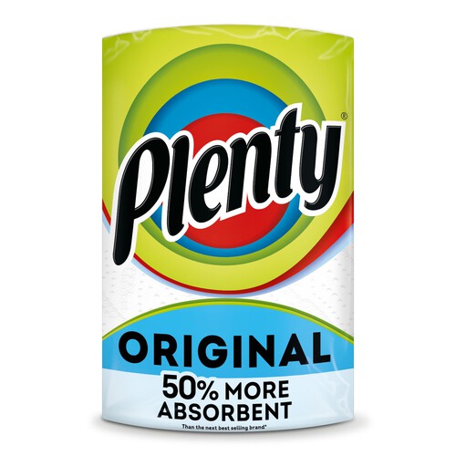 Plenty White Kitchen Roll 100 Sheets