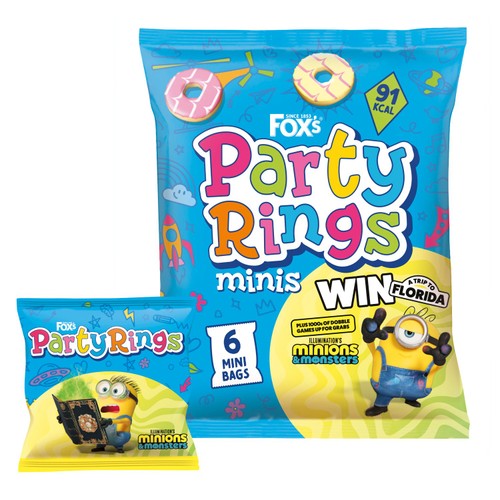 Fox's Biscuits Party Rings Minis 6 Snack Bags