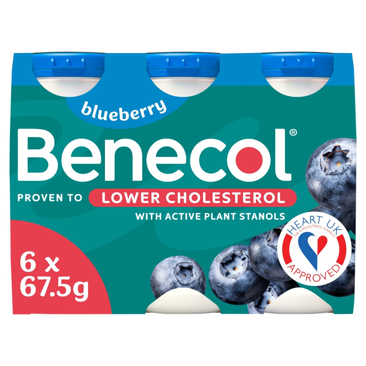 Benecol Blueberry Smooth Yogurt Drinks