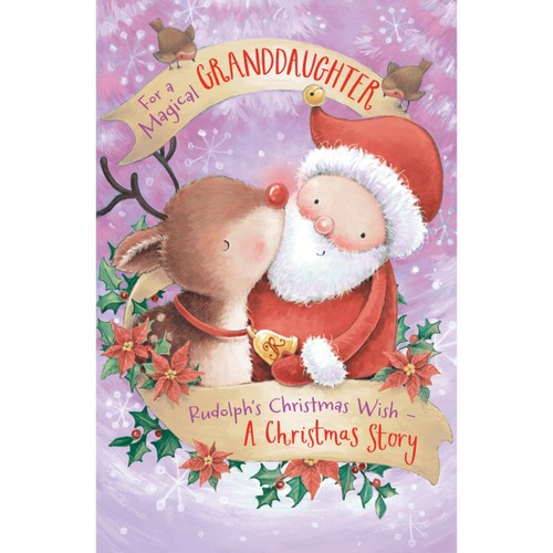 For A Magical Grand Daughter Christmas Card